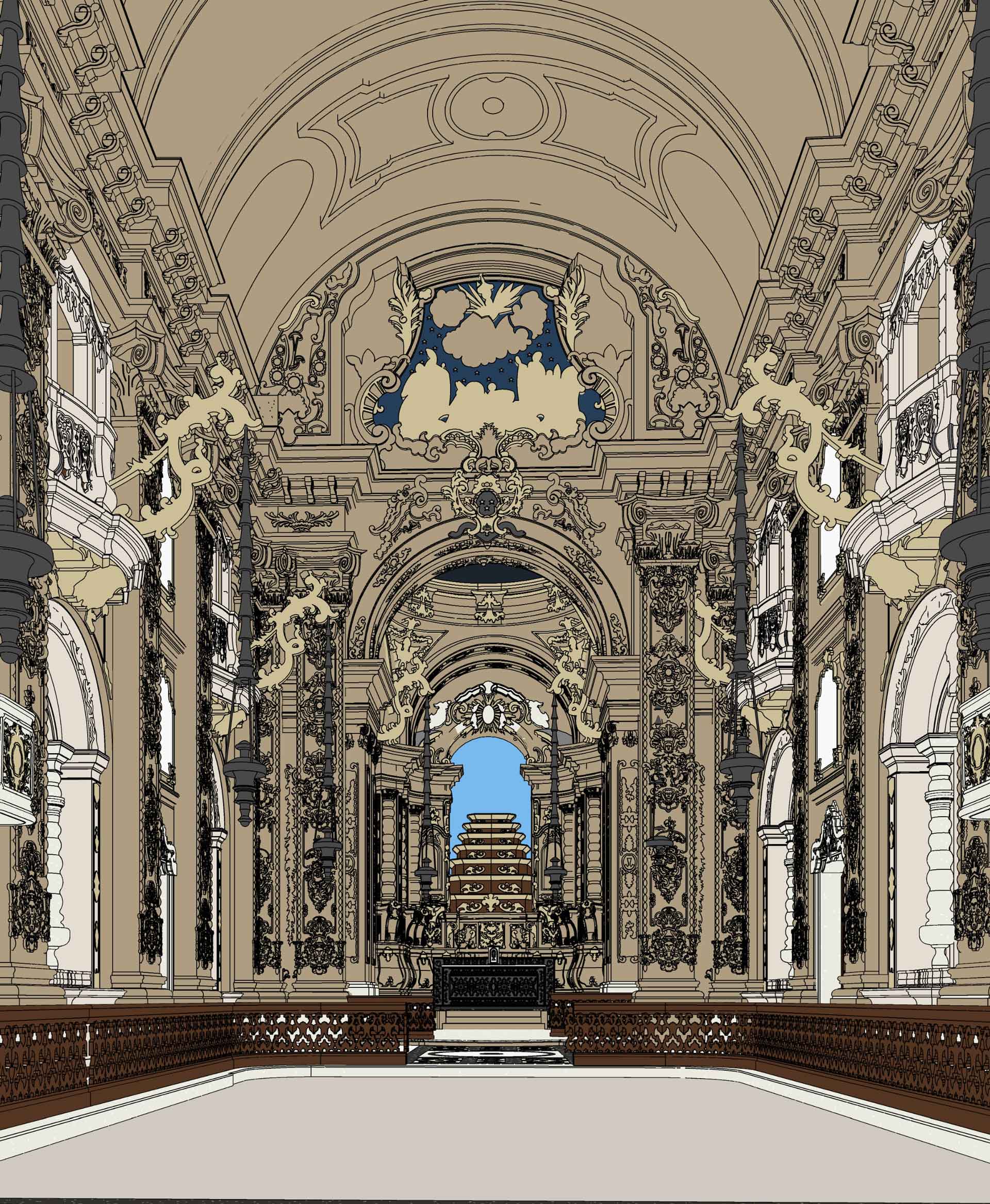 Modelagem da Igreja de Nossa Senhora do Carmo